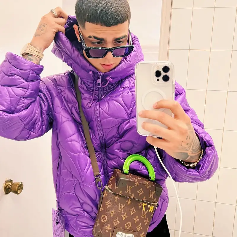 Lunay outfit in Louis Vuitton, Balenciaga, and Prada, 2022