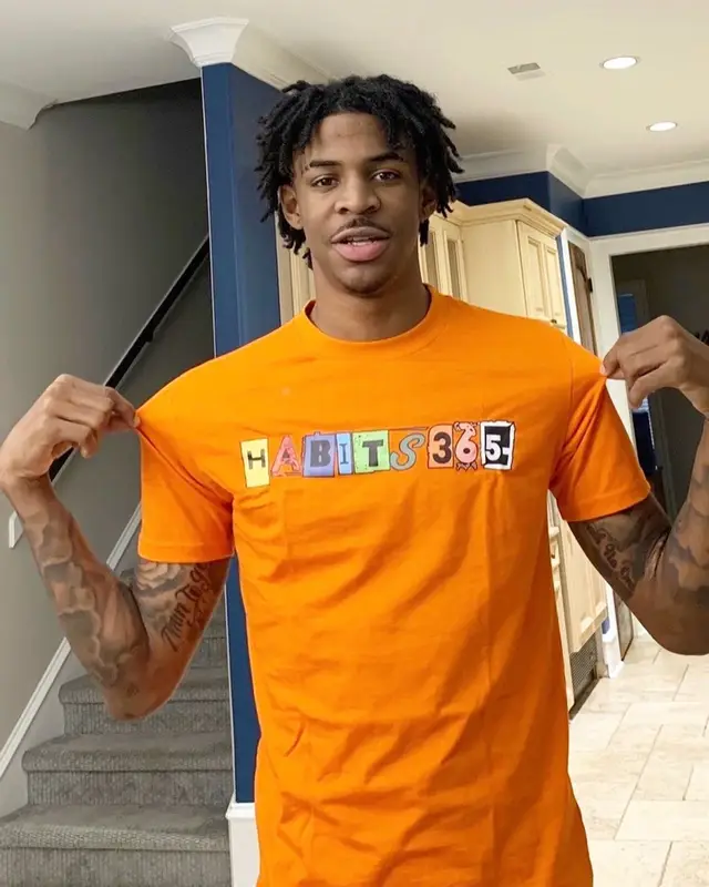 Ja Morant outfit in Habits 365, 2021