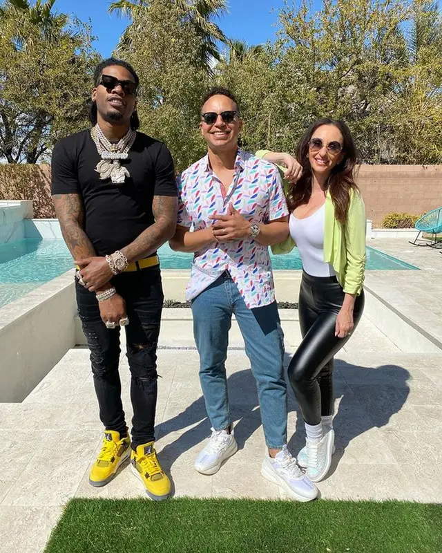 CJ So Cool outfit in Amiri, Fendi, and Louis Vuitton, 2022