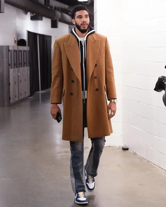 Jayson Tatum outfit in Thom Browne, Gallery Dept., and Union Los Angeles, 2022