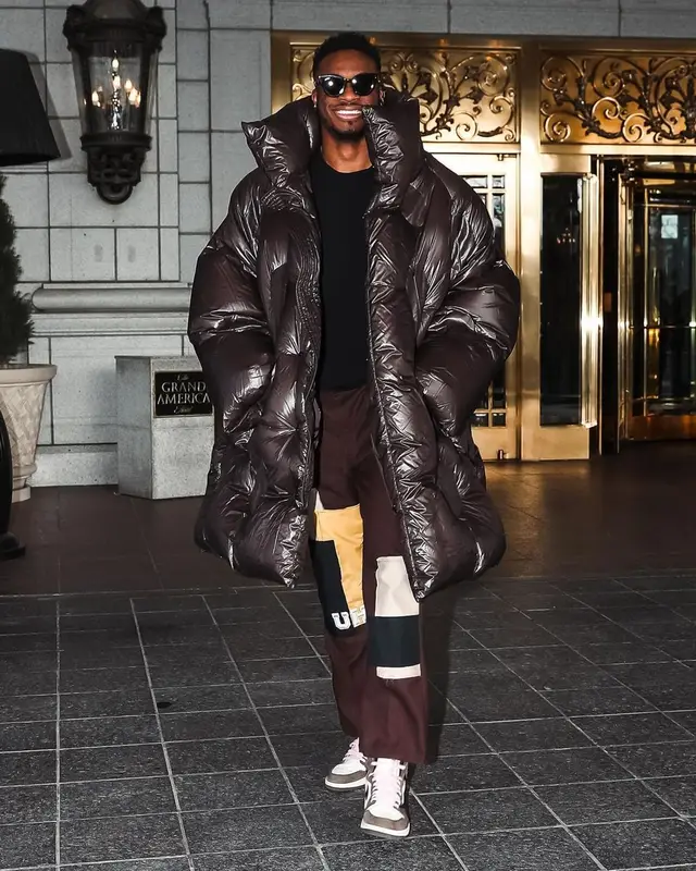 Thanasis Antetokounmpo outfit in Moncler, Nike, and Travis Scott Merch, 2022