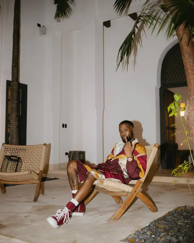 Shy Glizzy outfit in Isabel Marant and Rick Owens, 2022