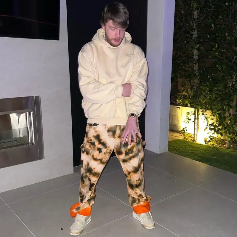 Murda Beatz outfit in Marni, Amiri, and Jordan, 2022