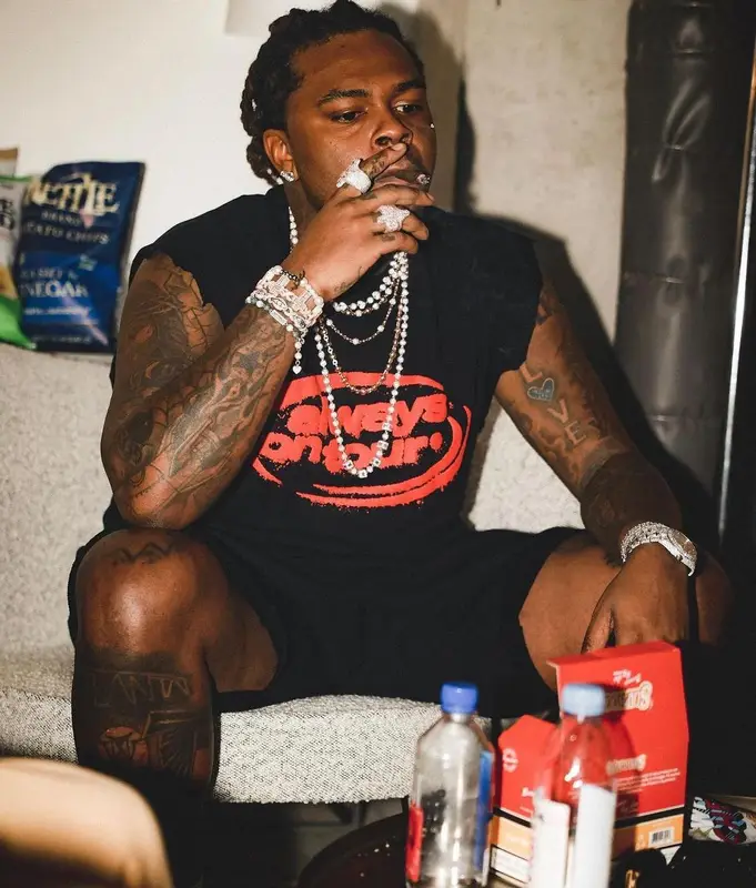 Gunna outfit in Nike, Dior, and Cactus Plant Flea Market, 2022