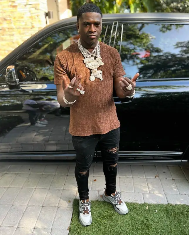 Bankroll Freddie outfit in Dior and Amiri, 2022