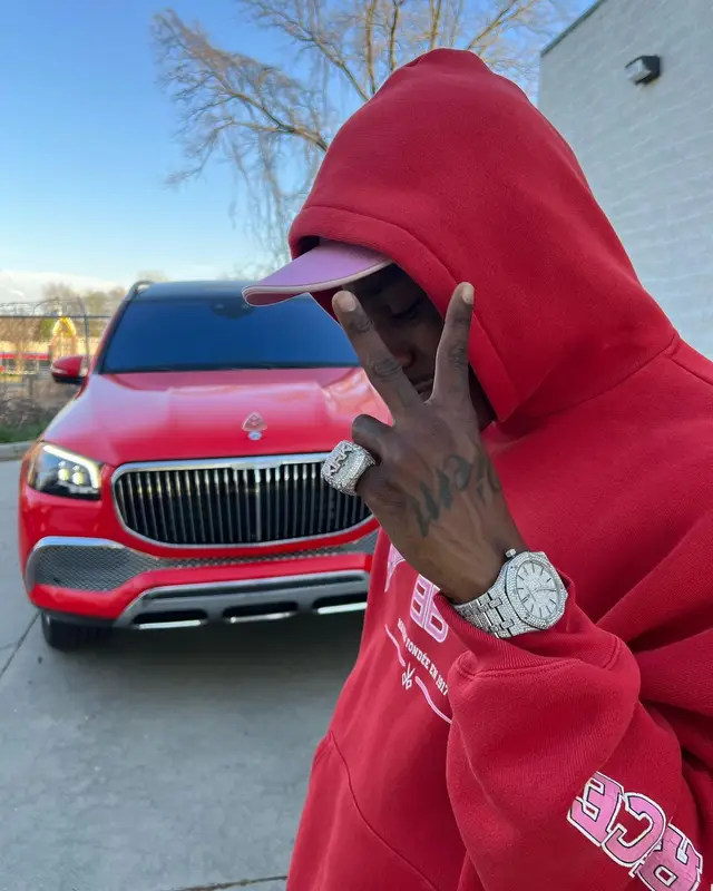 DaBaby outfit in Balenciaga and Nike, 2022