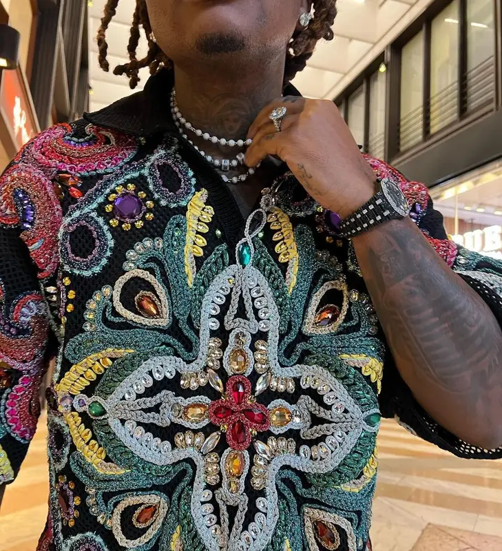 Gunna outfit in Dolce & Gabbana and Dior, 2022