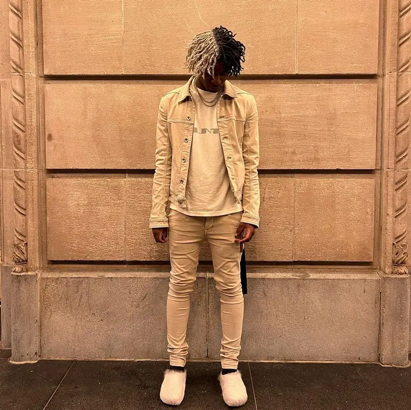 Ken Carson outfit in Rick Owens and Marni, 2022