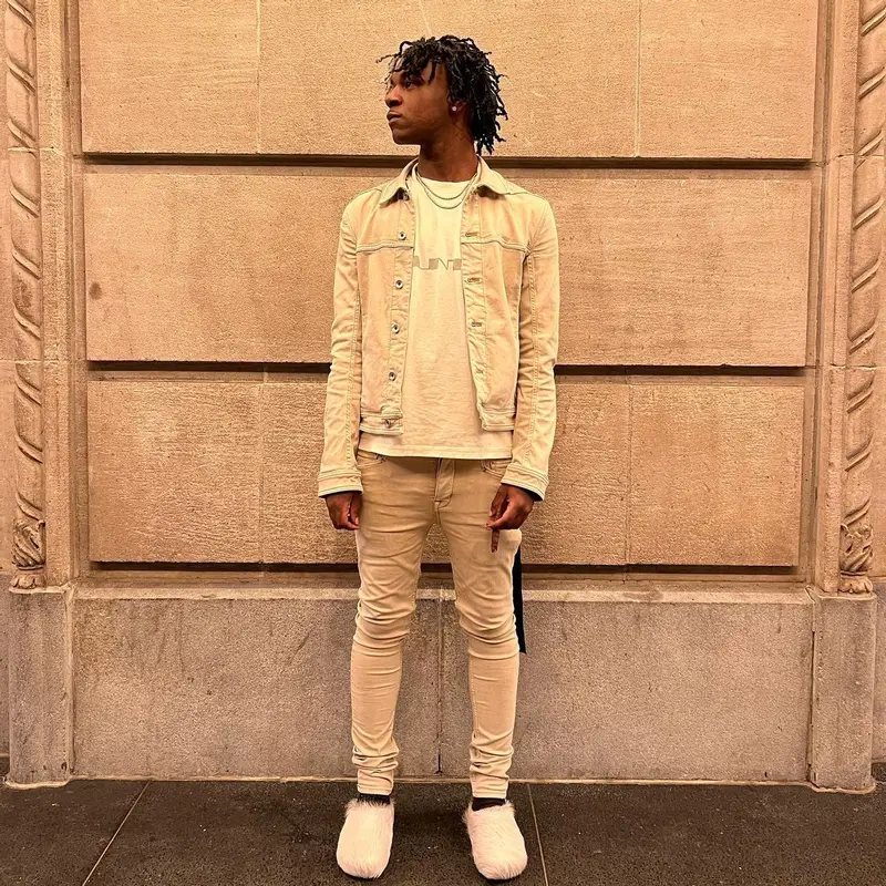 Ken Carson outfit in Rick Owens and Marni, 2022