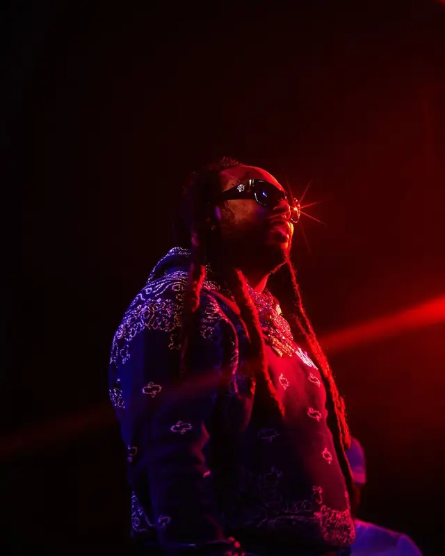Icewear Vezzo outfit in Amiri and Versace, 2022