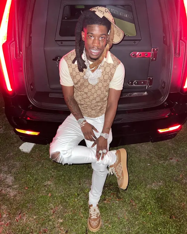 Hot Boii outfit in Gucci, 2022