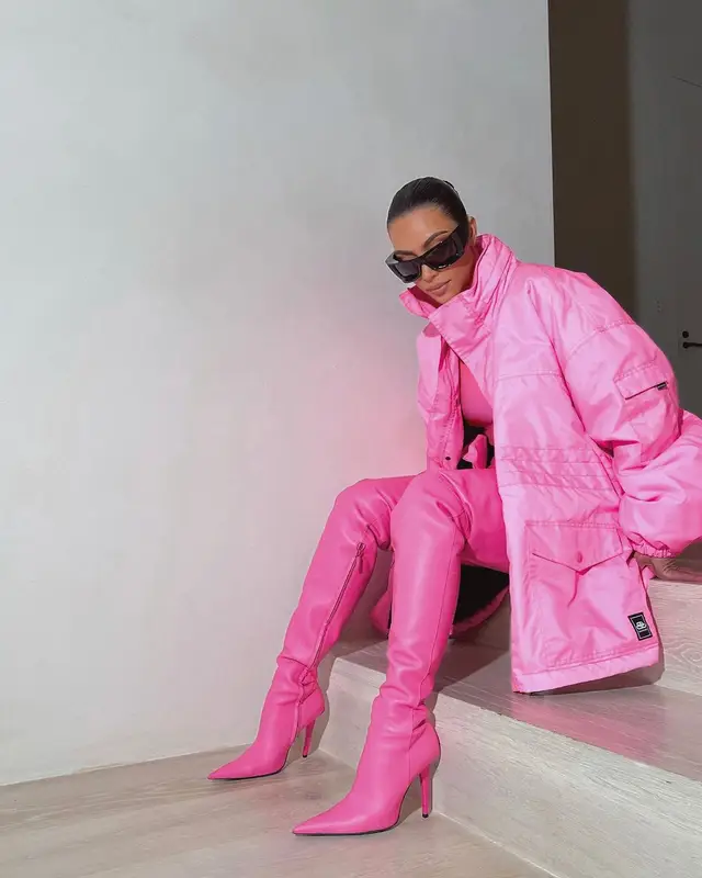 Kim Kardashian outfit in Balenciaga, 2022