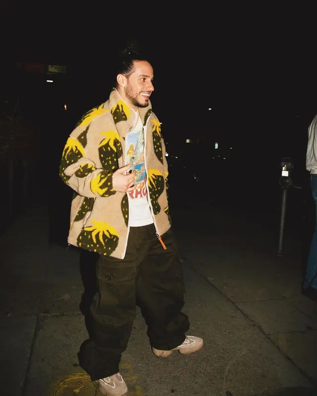 Russ outfit in JW Anderson, Rhude, and Adidas, 2022