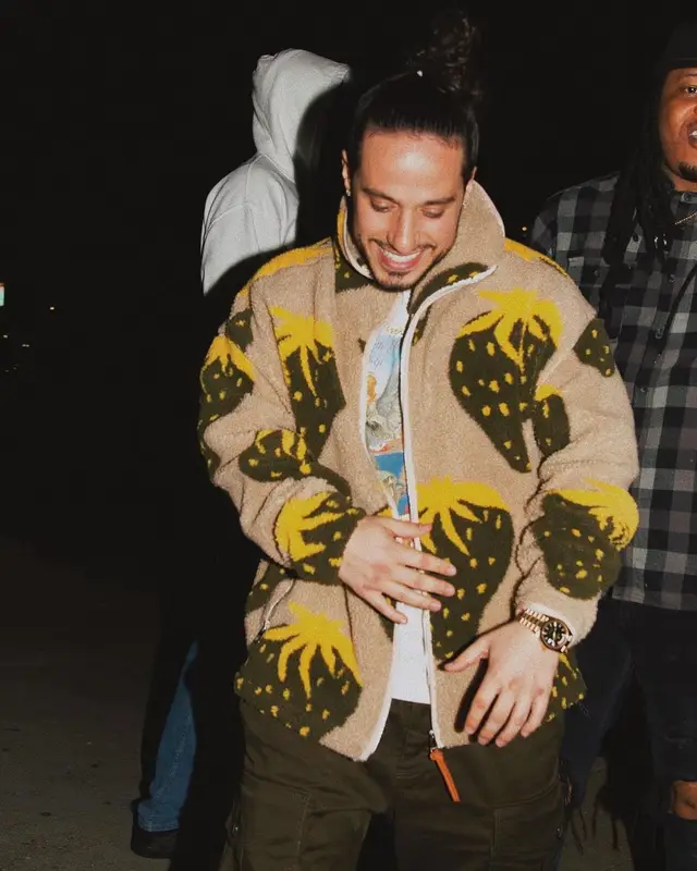 Russ outfit in JW Anderson, Rhude, and Adidas, 2022