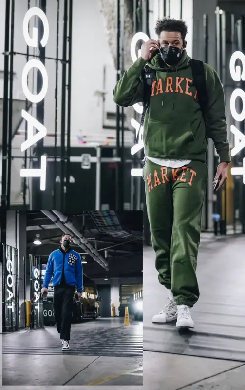 Seth Curry outfit in Market, 2021