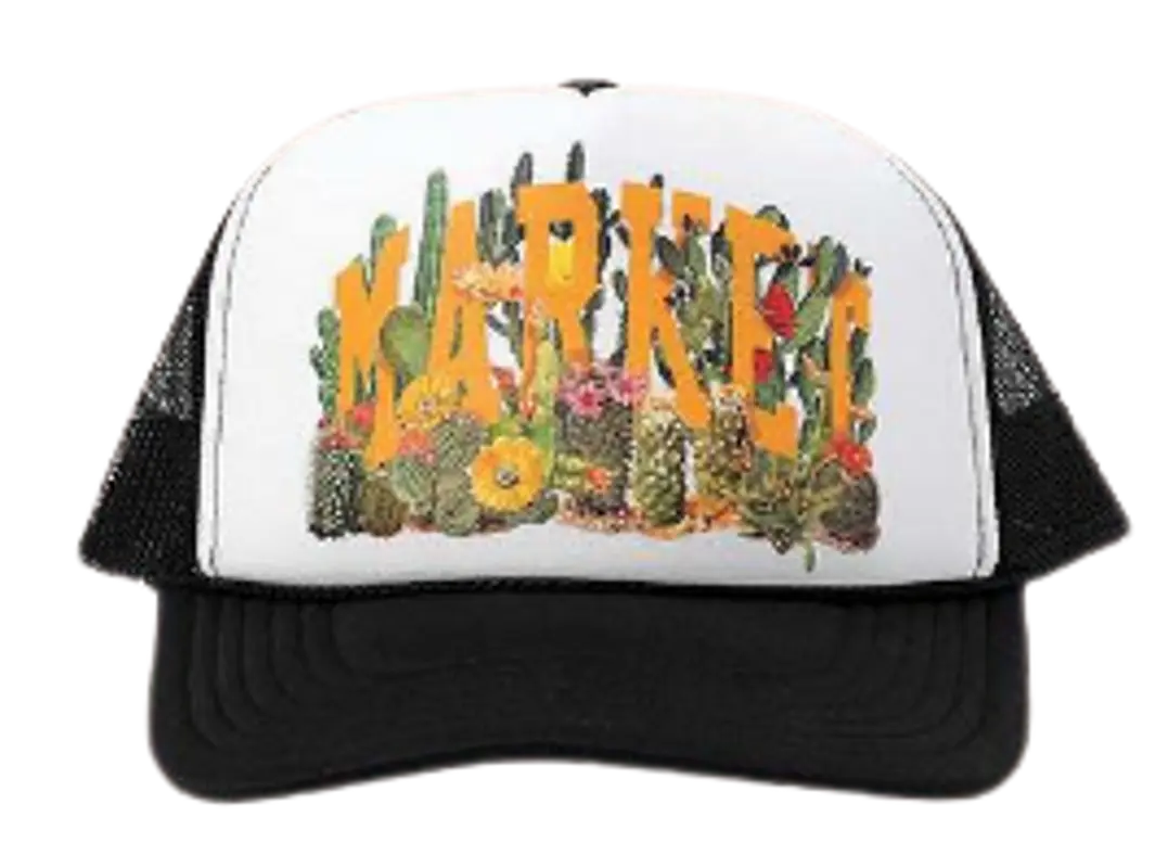 Market Cactus White Black Cap $45