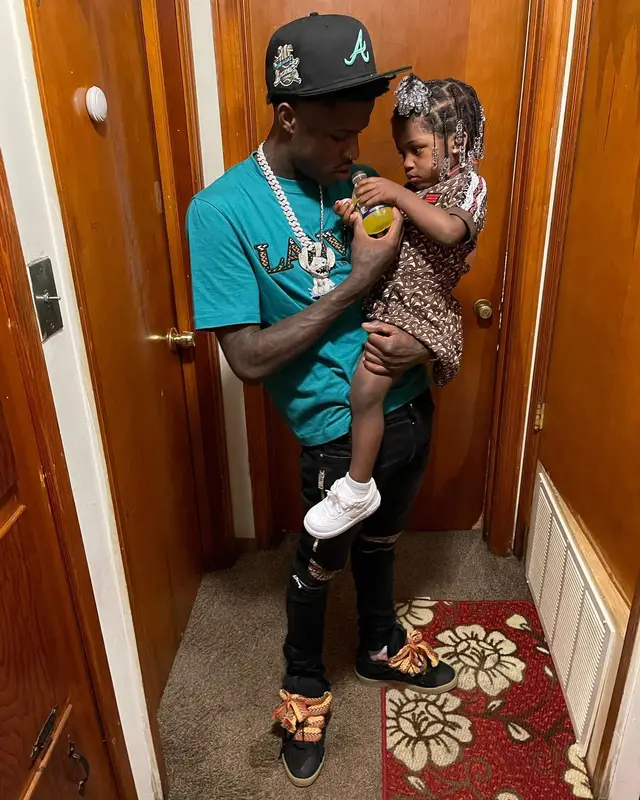 Quando Rondo outfit in Lanvin, Amiri, and Balenciaga, 2022