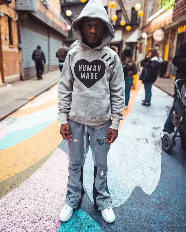 Bouba Savage outfit in Sinclair, Human Made, and Gallery Dept., 2022