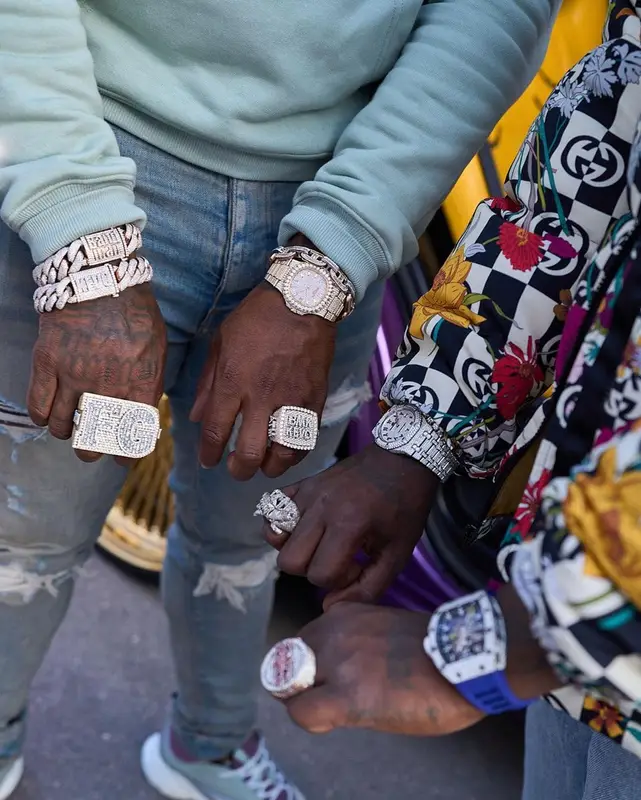 Kodak Black outfit in Gucci and The North Face, 2022