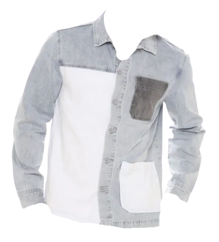 FashionNova Light Wash Denim Jacket $55