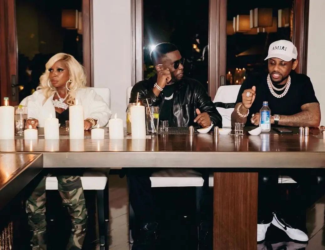 Fabolous outfit in Rta, Amiri, and Playboy, 2022