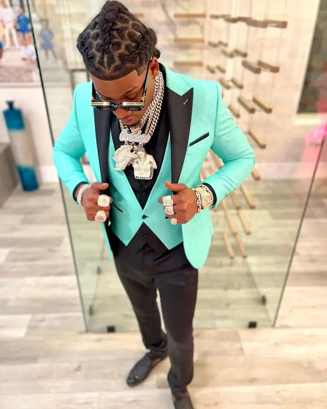 CJ So Cool outfit in Dolce & Gabbana, Christian Louboutin, and Louis Vuitton, 2022