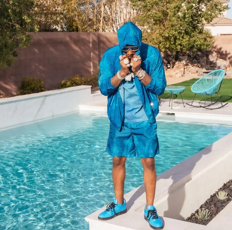 CJ So Cool outfit in Louis Vuitton, 2022