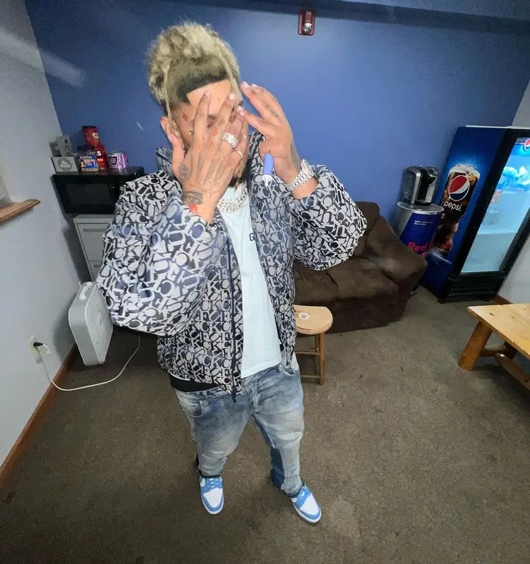 Smokepurpp outfit in Supreme, Gallery Dept., and Nike, 2022