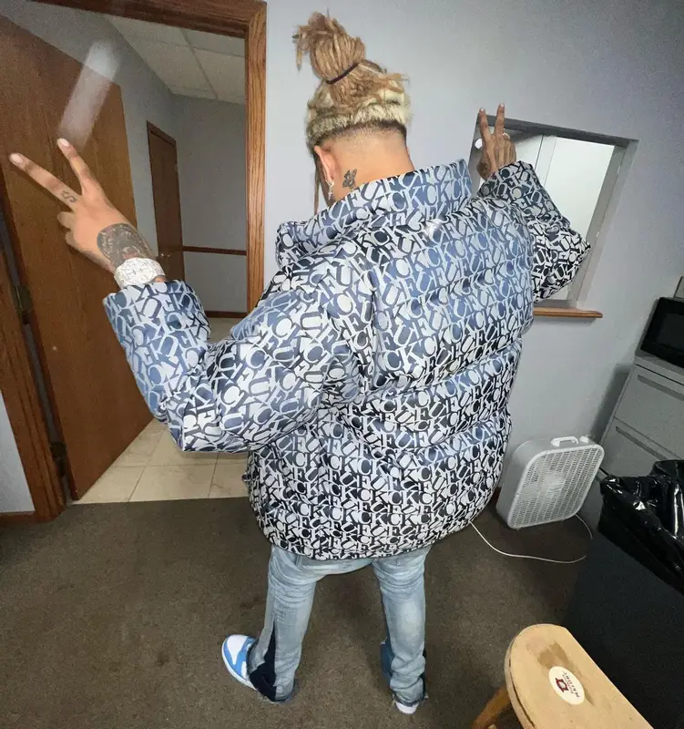 Smokepurpp outfit in Supreme, Gallery Dept., and Nike, 2022