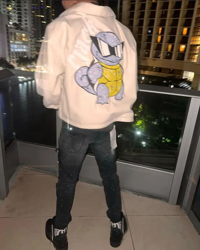 Swae Lee outfit in Calvin Klein, Purple Brand, and Louis Vuitton, 2022