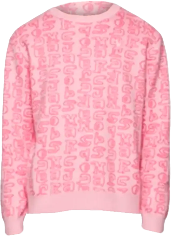 Marc Jacobs Pink Heaven By Marc Jacobs Scribblez Sweater In 650 Pink What S On The Star