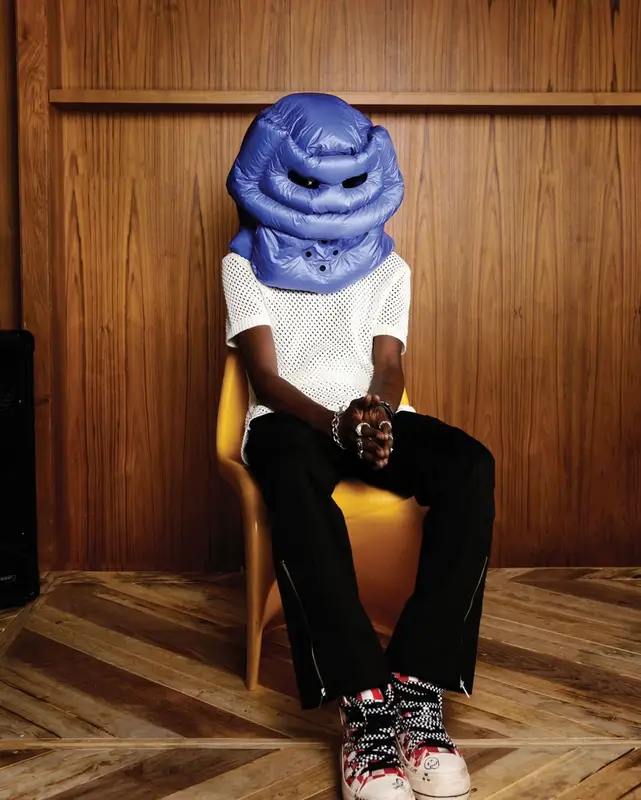 KayCyy outfit in R13, Moncler, and Ding Yun Zhang, 2022