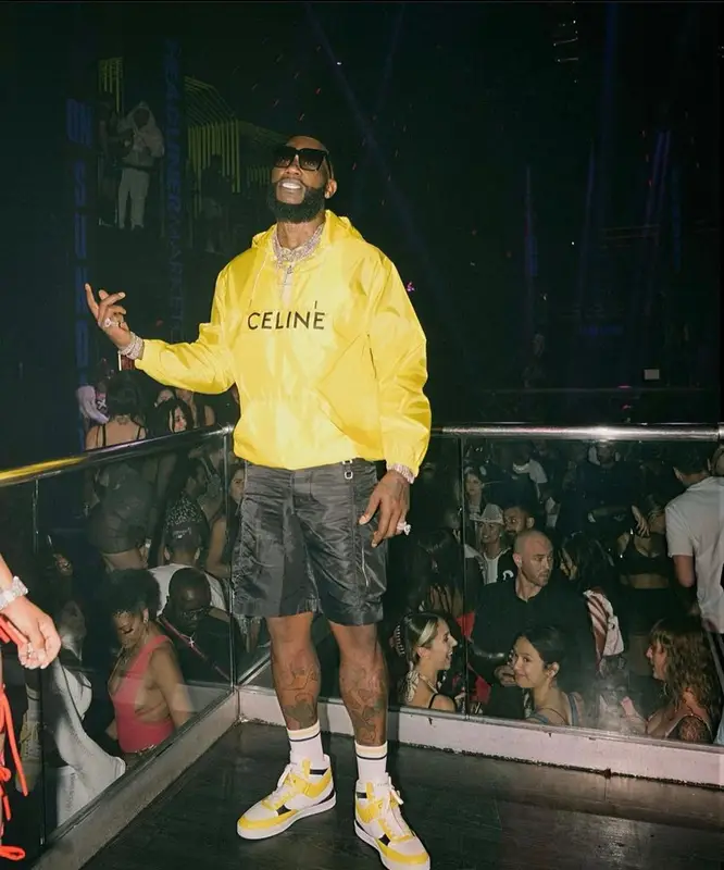 Gucci Mane outfit in Alyx and Celine, 2022