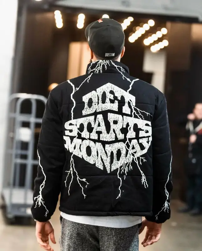 Jayson Tatum outfit in Diet Starts Monday and Ben Klark, 2022