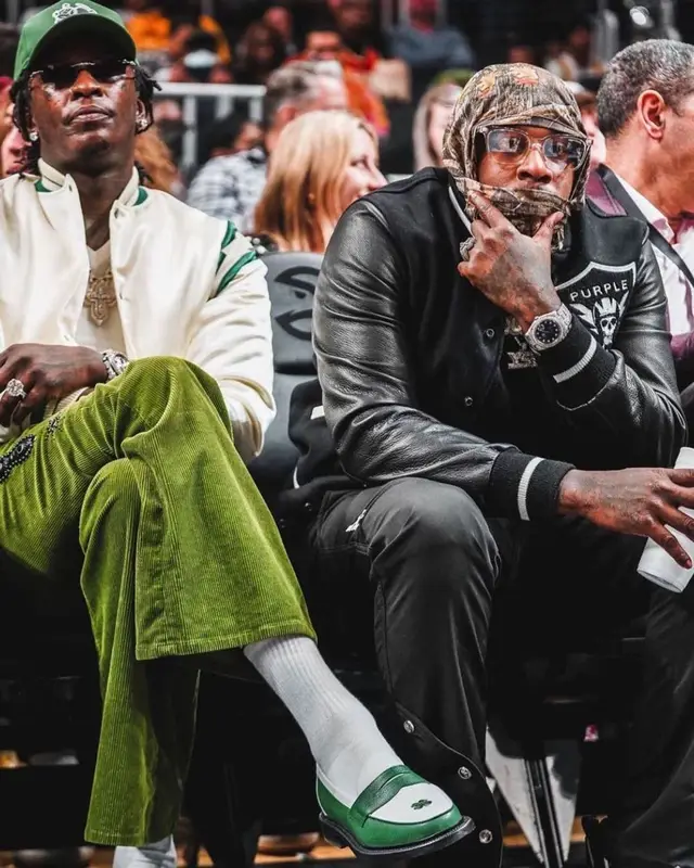 Young Thug outfit in Cout De La Liberte, 2022