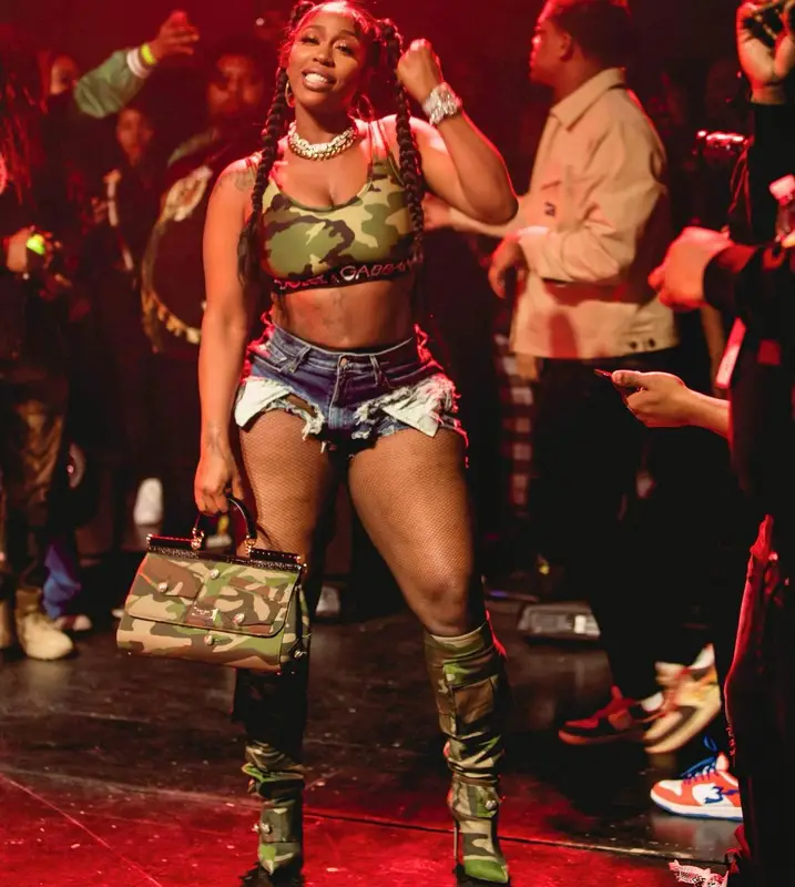 Kash Doll outfit in Dolce & Gabbana, 2022