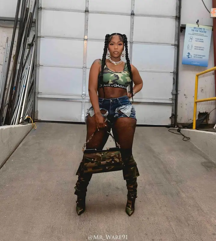 Kash Doll outfit in Dolce & Gabbana, 2022