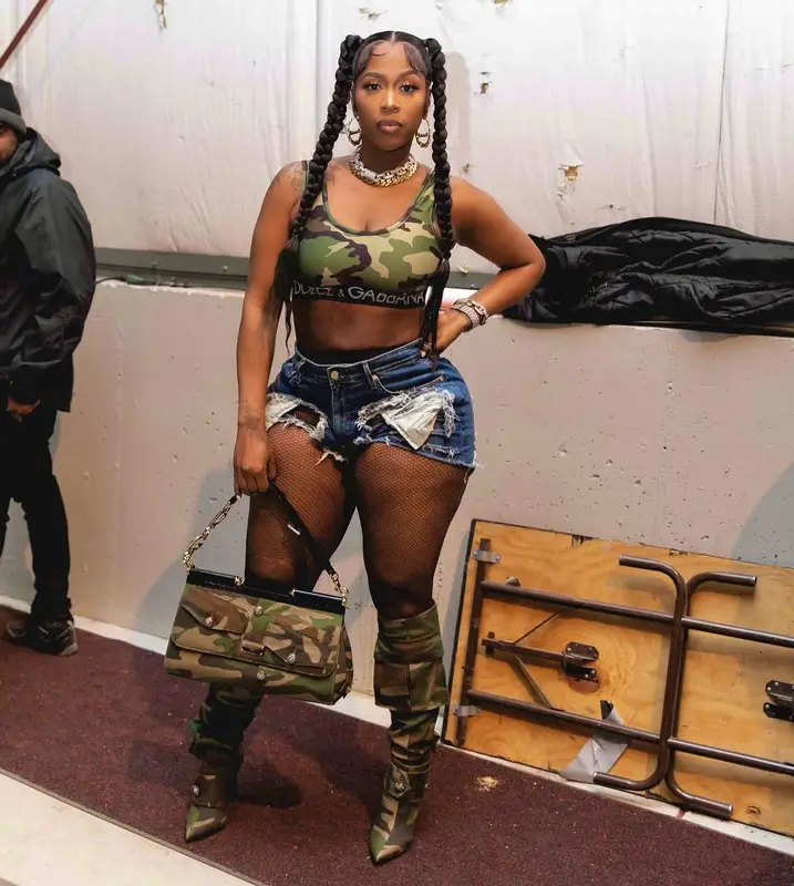 Kash Doll outfit in Dolce & Gabbana, 2022
