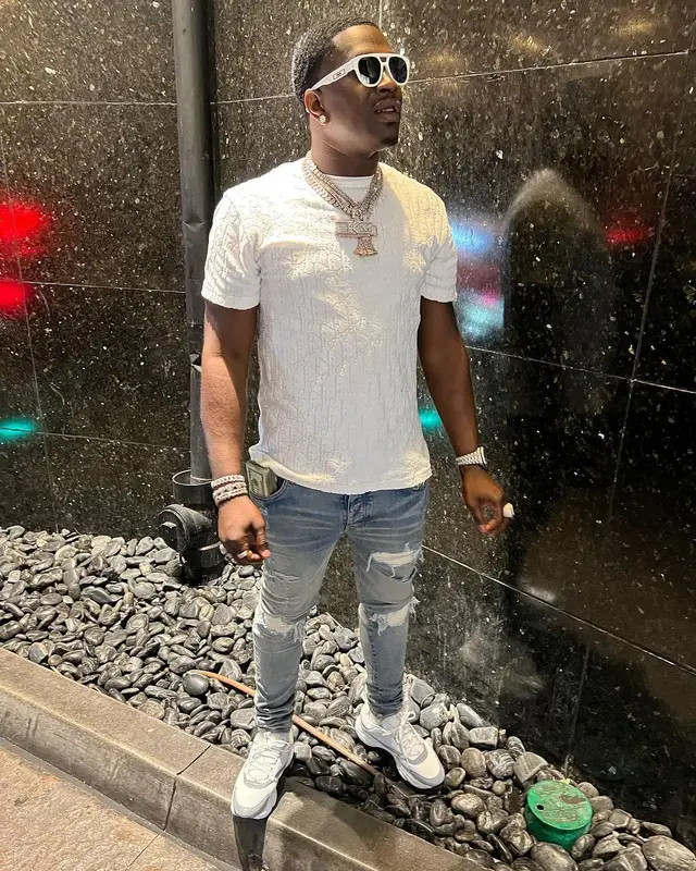 Bankroll Freddie outfit in Amiri and Dior, 2022