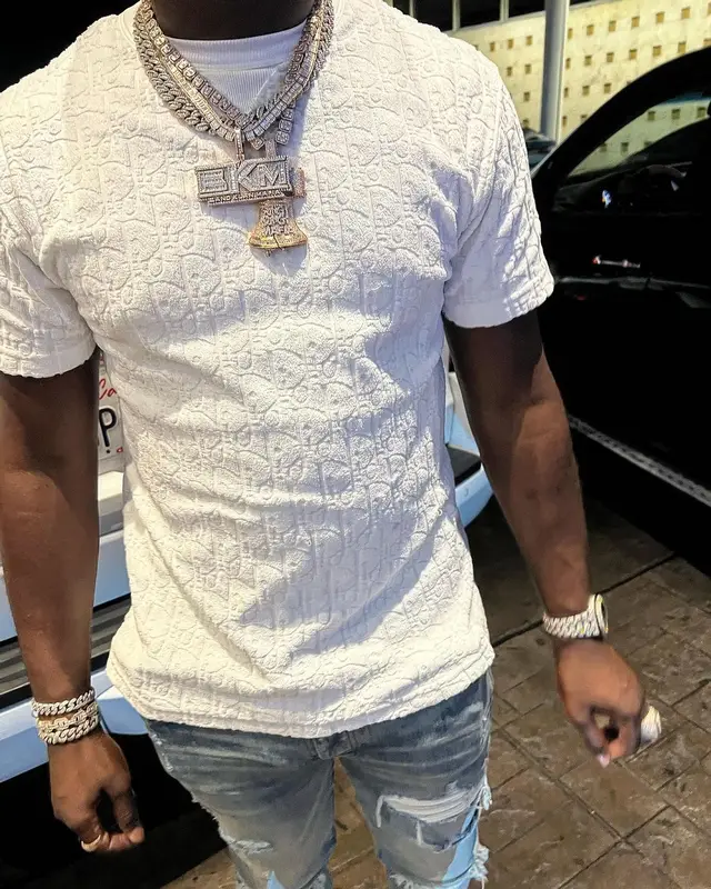 Bankroll Freddie outfit in Amiri and Dior, 2022