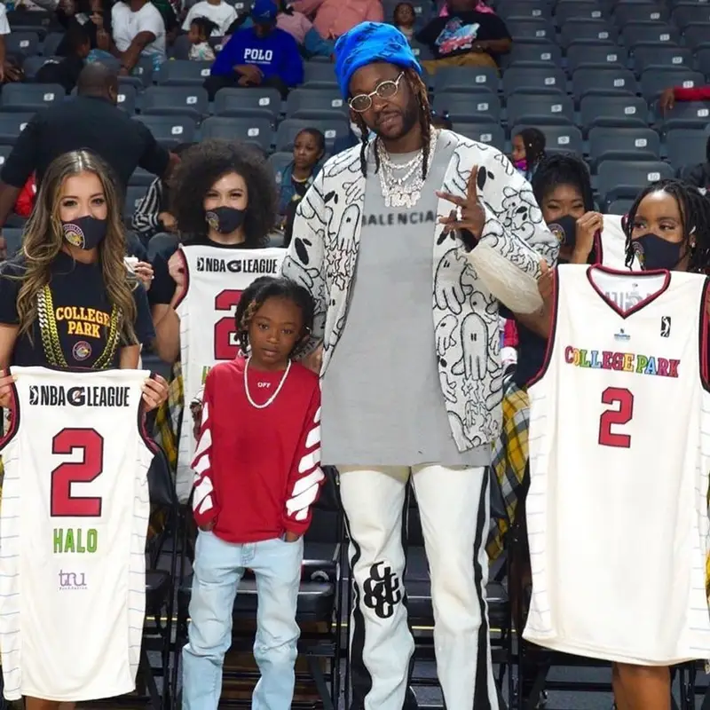 2 Chainz outfit in Gallery Dept. and Balenciaga, 2022
