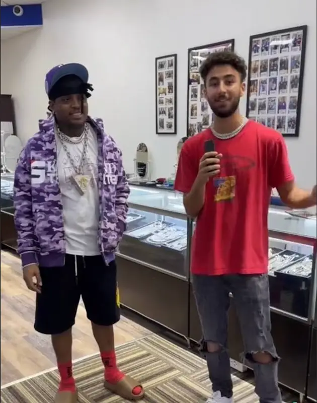 Ski Mask The Slump God outfit in Palm Angels, New Era, and Yeezy, 2022