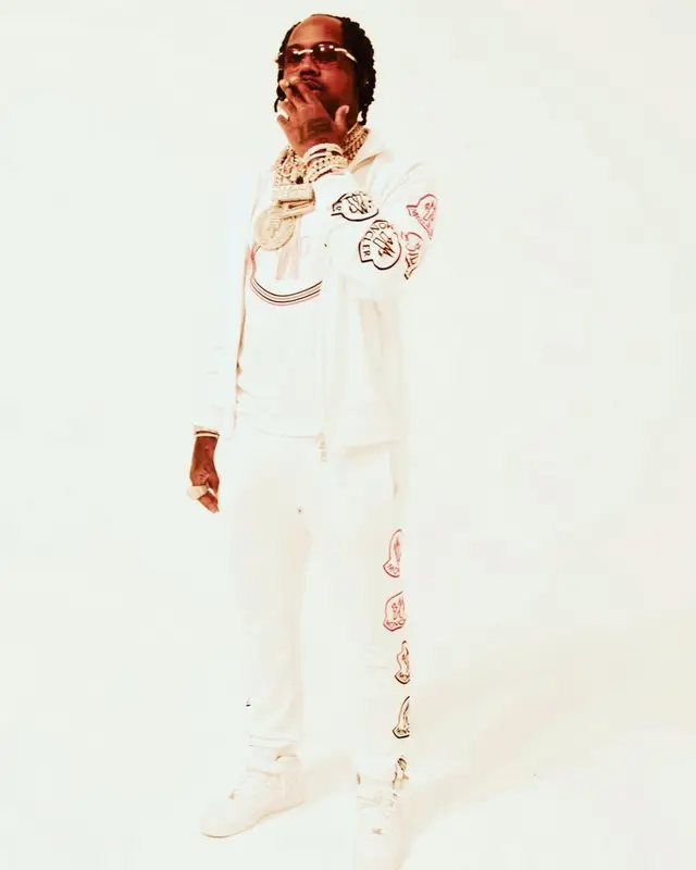 EST Gee outfit in Moncler and Nike, 2022