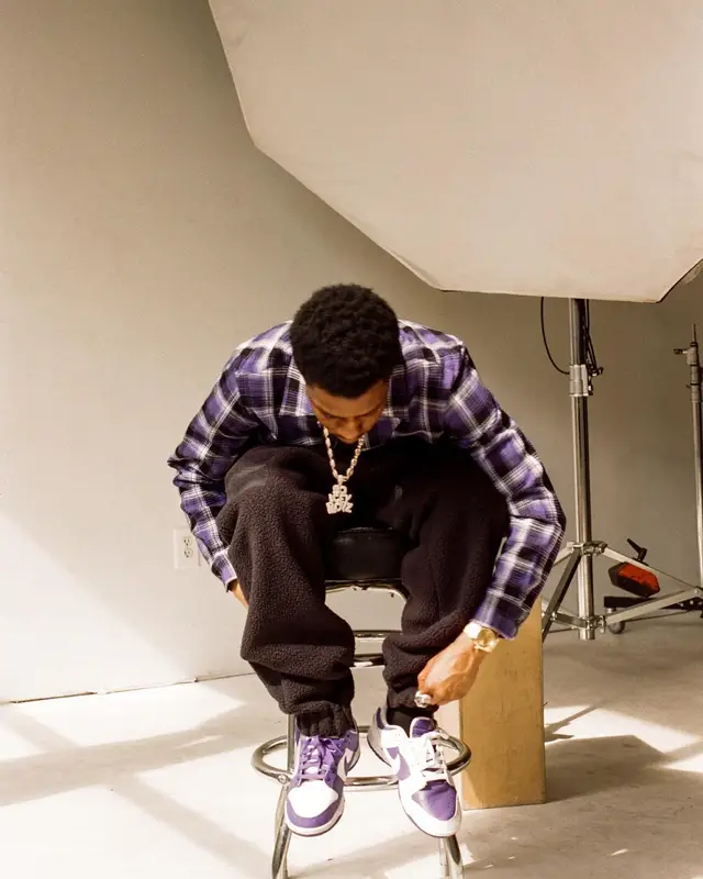 Pierre Bourne outfit in Carhartt and Nike, 2022