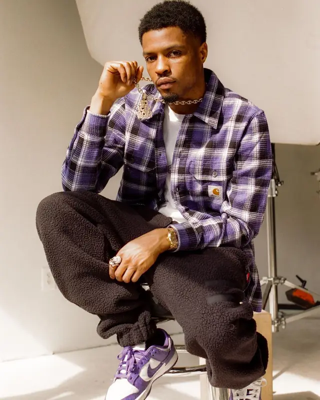 Pierre Bourne outfit in Carhartt and Nike, 2022