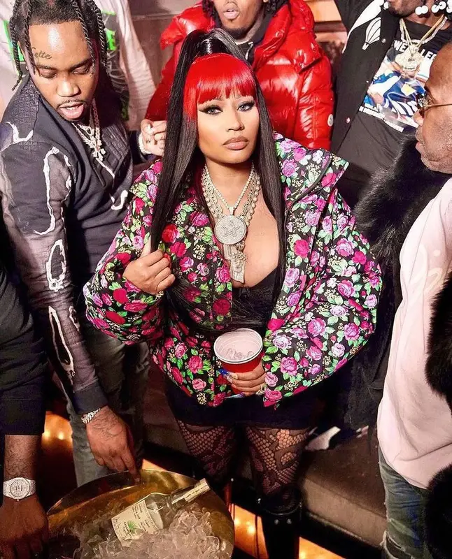 Nicki Minaj outfit in Balenciaga, 2022