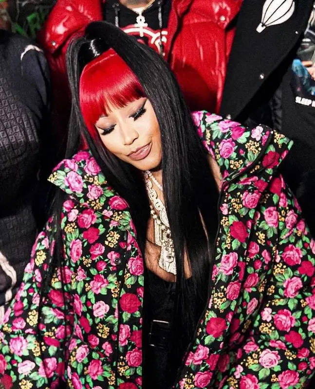 Nicki Minaj outfit in Balenciaga, 2022