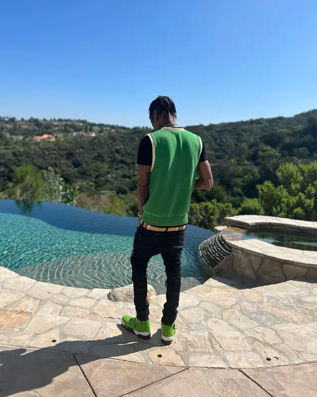 Soulja Boy outfit in Pleasures, Versace, and Playboy, 2022