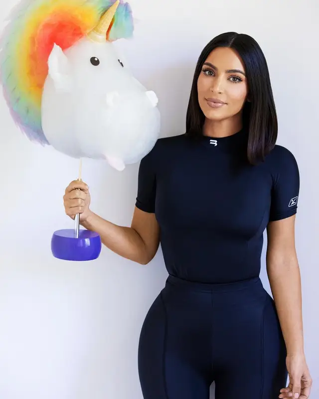 Kim Kardashian outfit in Balenciaga, Adidas, and Yeezy, 2022
