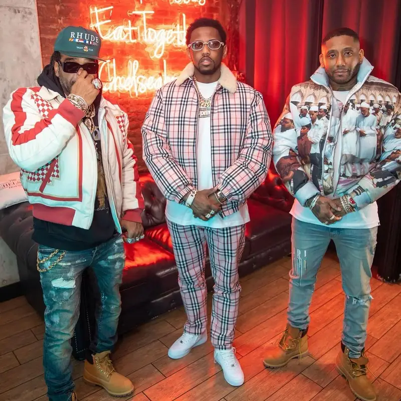Jermaine outfit in Mercy x Mankind, Amiri, and Timberland, 2022